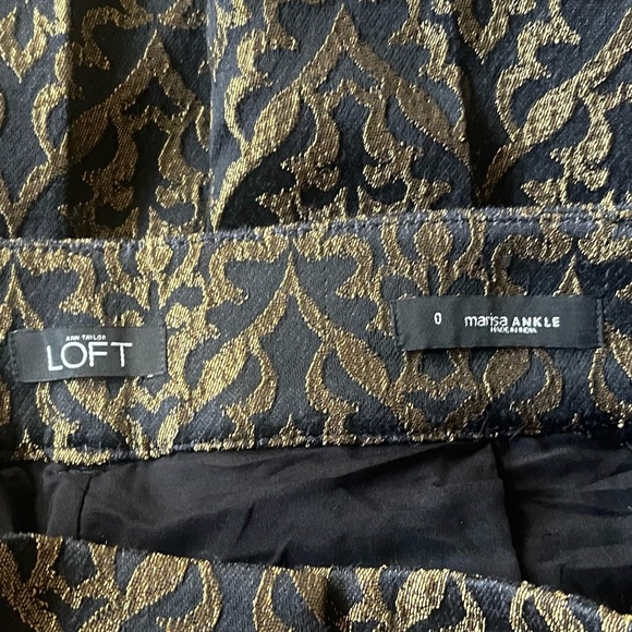 Ann Taylor LOFT Brocade Marisa Ankle Pants - Picture 5 of 8